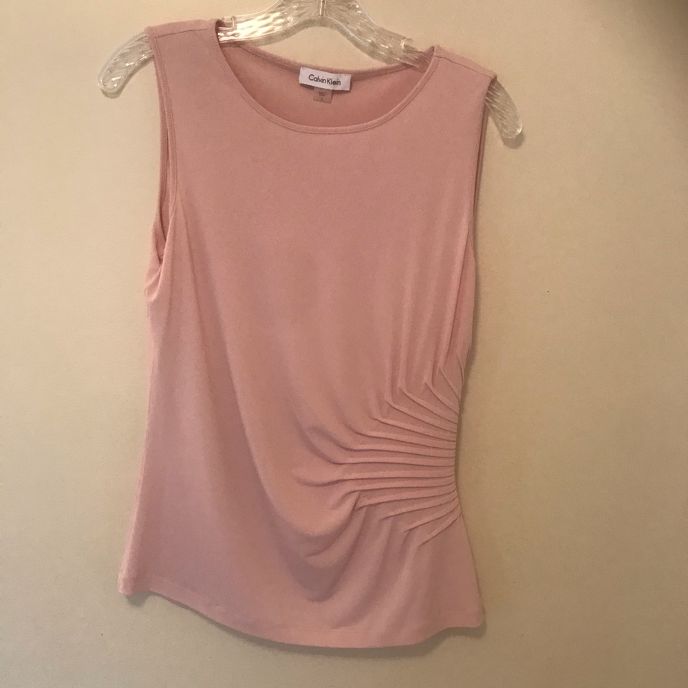 Calvin Klein pink blouse Size small